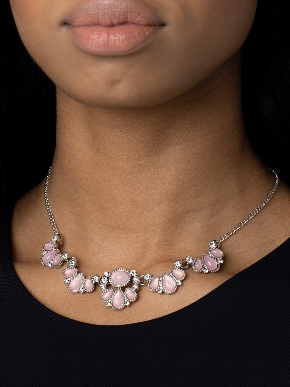 NWT Pink Dancing Dimension Necklace & Earrings(Last Set)